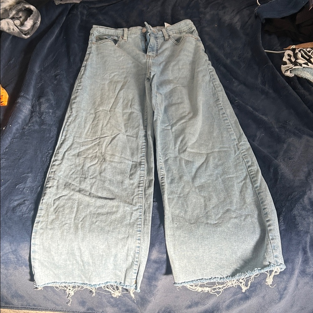 Banana Republic Light Blue Wide Leg Jeans